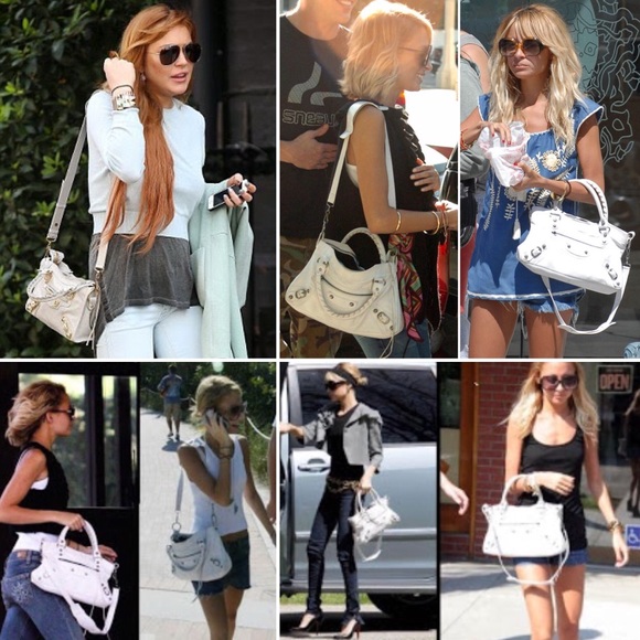 Ultra RARE ‘03 BALENCIAGA White Mastic First Bag Purse Vintage - Picture 8 of 8